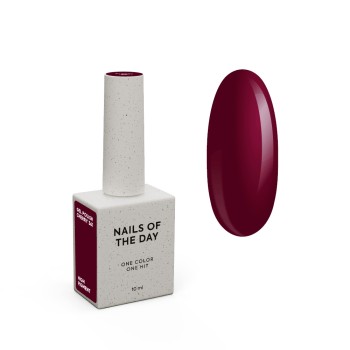 NAILSOFTHEDAY Gel Polish Cherry — a ripe cherry gel polish, single-coat coverage, 10 ml