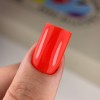 NAILSOFTHEDAY Gel Polish Watermelon 215 - rich coral red gel nail polish, single-coat coverage, 10 ml