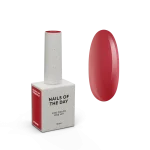 NAILSOFTHEDAY Color Top Vitrage 07 — deep, semi-transparent burgundy vitrail top coat without a sticky layer for nails, 10 ml