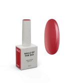 NAILSOFTHEDAY Color Top Vitrage 07 — deep, semi-transparent burgundy vitrail top coat without a sticky layer for nails, 10 ml
